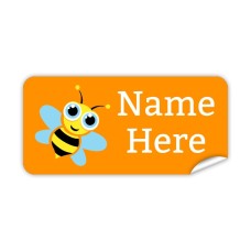 Bee Rectangle Name Label