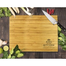 King of the Kitchen Bamboo Cutting Board