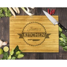 Kitchen Knife Bamboo Cutting Board