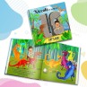 "Los diez dinosaurios" Libro de cuentos personalizado - IT