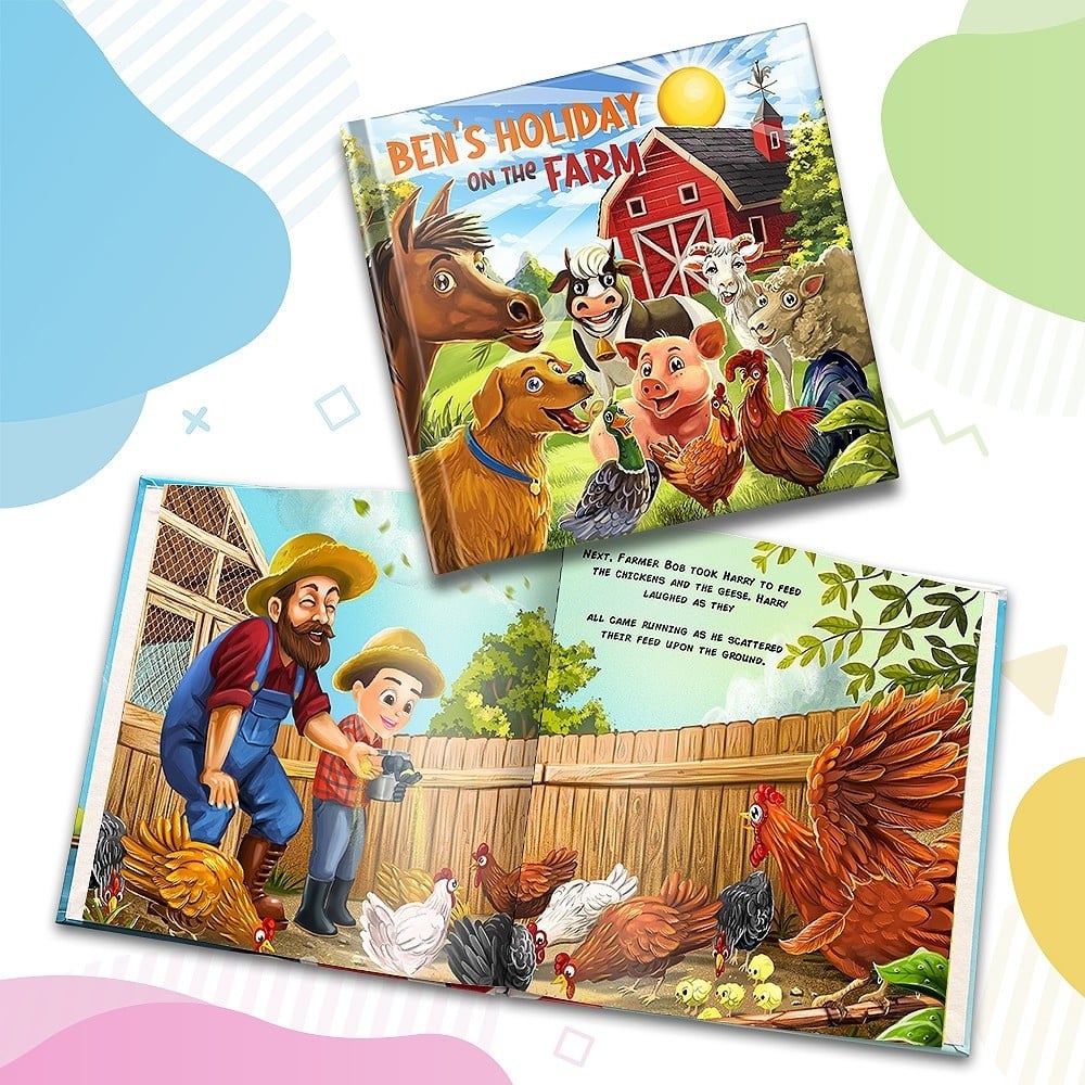 "Holiday on the Farm" Personalised Story Book