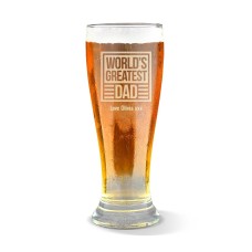 Add Your Own Message Premium Beer Glass