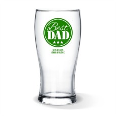 Best Dad Standard Beer Glass