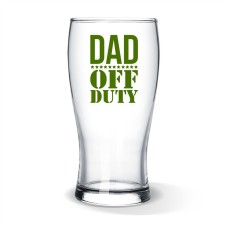Off Duty Standard Beer Glass