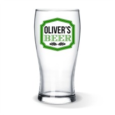 Sign Design Standard Beer Glass