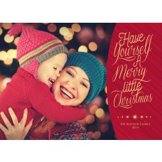 5x7" Merry Little Christmas Card