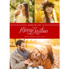 5x7" Very Merry Christmas Card