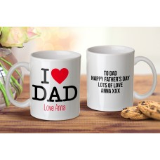 I Love Dad Mug