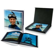 12"x12" (30x30cm) Padded Cover Book with Case 20-80 pages