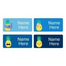 Pineapple Rectangle Name Labels