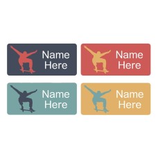 Skater Rectangle Name Labels
