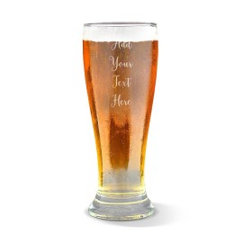 Add Your Own Message Engraved Premium Beer Glass