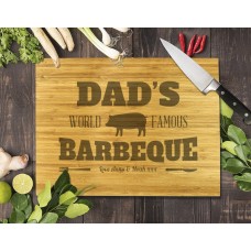 Dad's Barbeque Bamboo Cutting Board