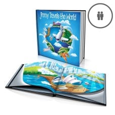 "Travels the World from Australia" Personalised Story Book