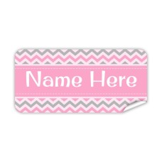 Chevron Rectangle Name Label