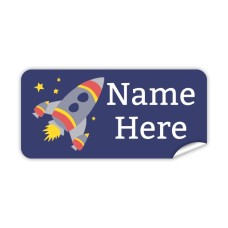 Rocket Rectangle Name Label