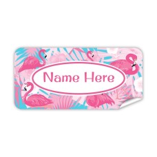 Flamingo Rectangle Name Label