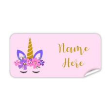 Unicorn Rectangle Name Label