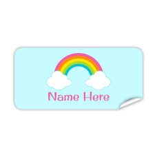 Rainbow Rectangle Name Label