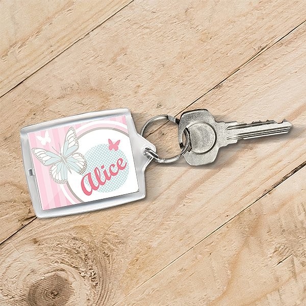 Butterfly Keyring