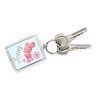 Pink Deer Keyring