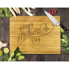 Happy Mother's Day Bamboo Cutting Board