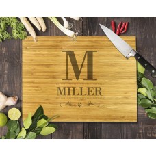 Surname Bamboo Cutting Board