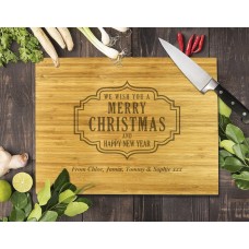 Wish You Bamboo Cutting Board