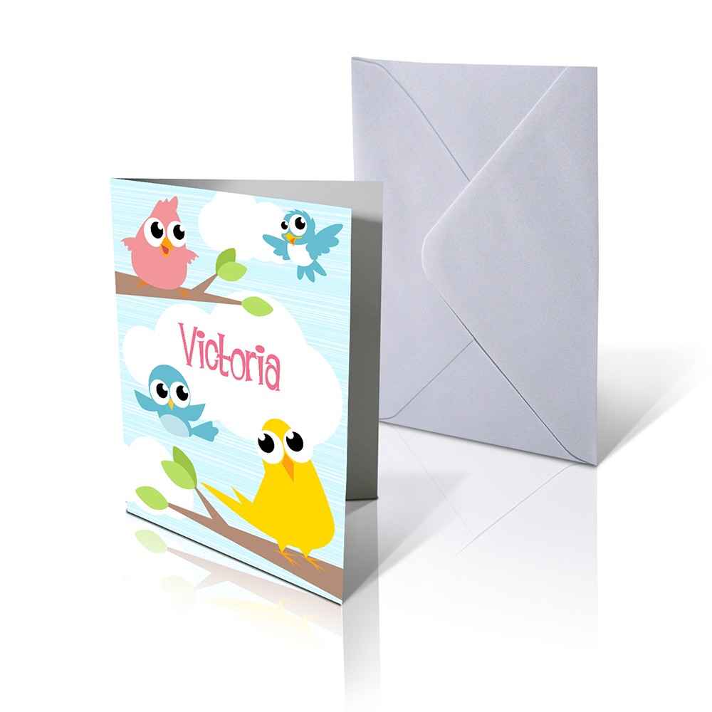 6x4 Portrait Bird Card