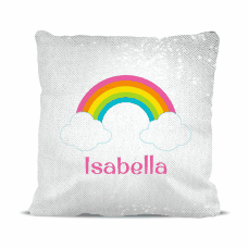 Rainbow Magic Sequin Cushion Cover