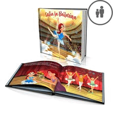 "La bailarina" Libro de cuentos personalizado - MX|US-ES